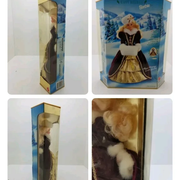 Vintage 1996 NIB original box Barbie doll Happy Holidays Special Edition collect - Picture 2 of 3